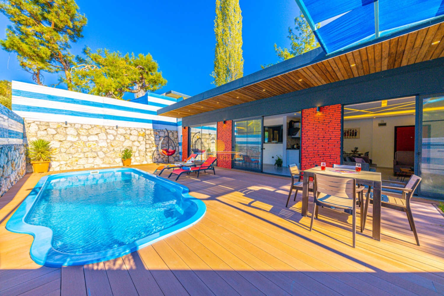 Kalkan Jakuzili Balayı Villası Caz